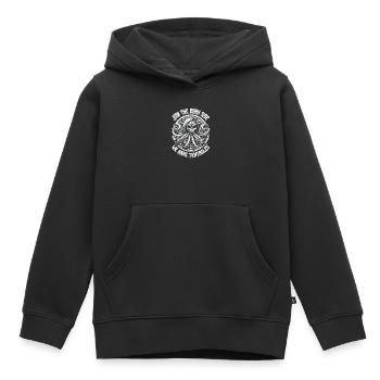 SKULL OF THE NIGHTMARES: JOIN THE DARK SIDE - Kids Premium Organic Hoodie - black - Front - AI Model Kid Male (0cm)