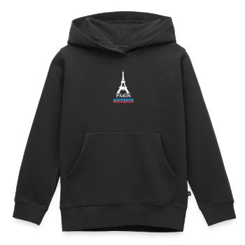 Paris team USA Sport Spiele Athlet Sportler Logo - Kinder Premium Organic Hoodie - Schwarz - Vorne - AI Model Kid Male (0cm)