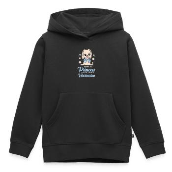 Kleines Häschen wird Tierärztin - Kinder Premium Organic Hoodie - Schwarz - Vorne - AI Model Kid Male (0cm)