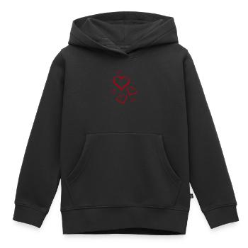 Valentinstag, Valentinstag, Valentinstag - Kinder Premium Organic Hoodie - Schwarz - Vorne - AI Model Kid Male (0cm)