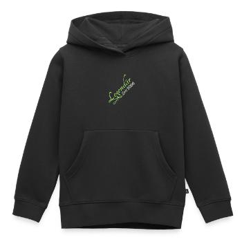 2006 - Kinder Premium Organic Hoodie - Schwarz - Vorne - AI Model Kid Male (0cm)