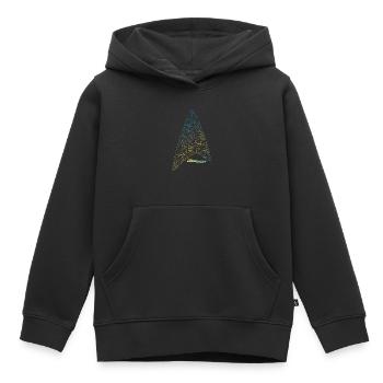 Star Trek Lower Decks Logo - Kids Premium Organic Hoodie - black - Front - AI Model Kid Male (0cm)