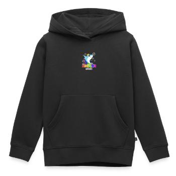Hello Second Grade - Kids Premium Organic Hoodie - black - Front - AI Model Kid Male (0cm)