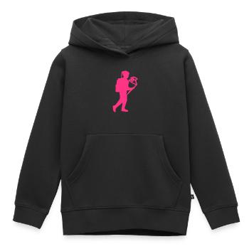 Einschulung - Kinder Premium Organic Hoodie - Schwarz - Vorne - AI Model Kid Male (0cm)