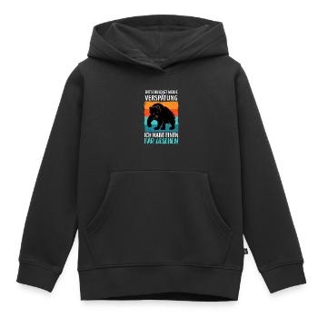 Bär Bären Raubtier - Kinder Premium Organic Hoodie - Schwarz - Vorne - AI Model Kid Male (0cm)