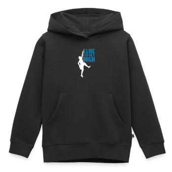 aiment se défoncer - Sweat Premium à capuche enfant bio - noir - Devant - AI Model Kid Male (0cm)