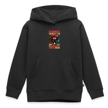 Science, enlever tout le plaisir de deviner 13 - Sweat Premium à capuche enfant bio - noir - Devant - AI Model Kid Male (0cm)