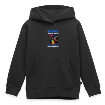 Science, enlever tout le plaisir de deviner 14 - Sweat Premium à capuche enfant bio - noir - Devant - AI Model Kid Male (0cm)