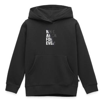 Wach Anda für immer - Kinder Premium Organic Hoodie - Schwarz - Vorne - AI Model Kid Male (0cm)