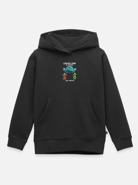 Kreuzfahrt Sommerurlaub - Kinder Premium Organic Hoodie - Schwarz