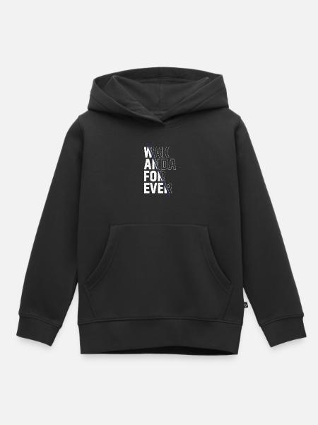 wak anda for ever - Kinder Premium Organic Hoodie - Schwarz