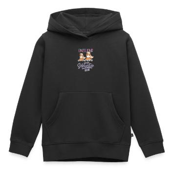 Big Sister 2026 - Pony - Pregnancy Baby - Kids Premium Organic Hoodie - black - Front - AI Model Kid Male (0cm)
