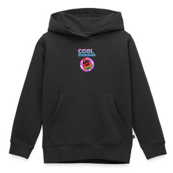 Cool Summer Watermelon – Cute Kawaii Summer Vibes - Kinder Premium Organic Hoodie - Schwarz - Vorne - AI Model Kid Male (0cm)
