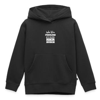 Podiatrist as a profession - Kids Premium Organic Hoodie - black - Front - AI Model Kid Male (0cm)