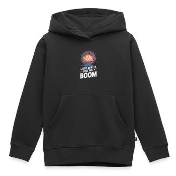 Pyrotechniker Feuerwerk Pyrotechnik - Kinder Premium Organic Hoodie - Schwarz - Vorne - AI Model Kid Male (0cm)