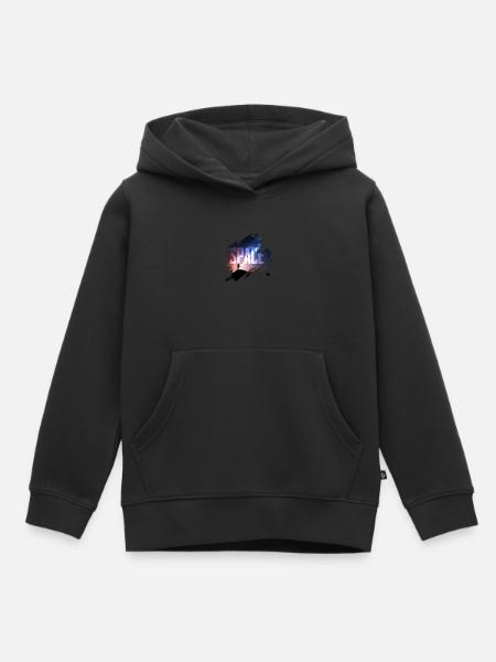 Space - Kinder Premium Organic Hoodie - Schwarz