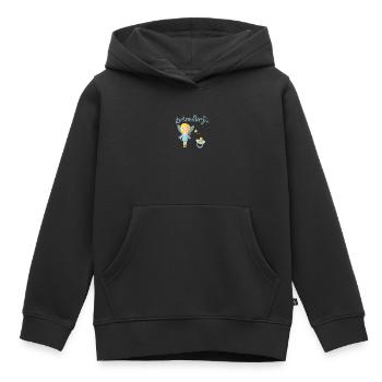 Kinder Schnullerfee Mädchen Jungen Baby Geschenk - Kinder Premium Organic Hoodie - Schwarz - Vorne - AI Model Kid Male (0cm)