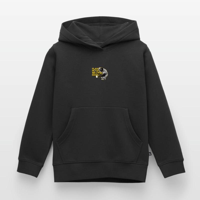 Flash flash 100 yard dash - sloth Kids Premium Organic Hoodie