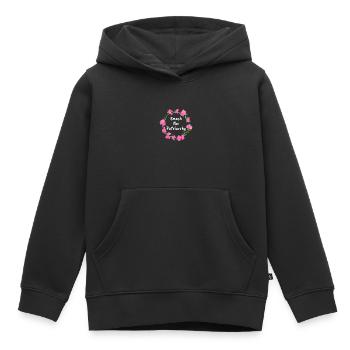 Smash the patriarche féministe le cadeau - Sweat Premium à capuche enfant bio - noir - Devant - AI Model Kid Male (0cm)
