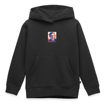 Mélenchon Elections Présidentielles 2022 - Sweat Premium à capuche enfant bio - noir - Devant - AI Model Kid Male (0cm)