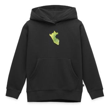 Peru - Kinder Premium Organic Hoodie - Schwarz - Vorne - AI Model Kid Male (0cm)