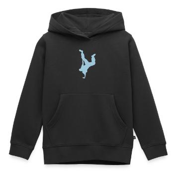 Break Dance Hip-Hop-danseur1 - Kinder Premium Organic Hoodie - Schwarz - Vorne - AI Model Kid Male (0cm)