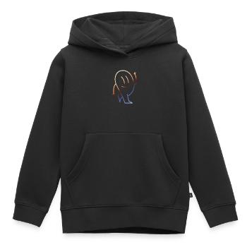 Lustige Bilder Retro Vintage - Kinder Premium Organic Hoodie - Schwarz - Vorne - AI Model Kid Male (0cm)