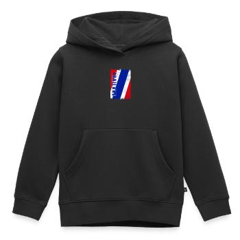 Thailand Flagge - Kinder Premium Organic Hoodie - Schwarz - Vorne - AI Model Kid Male (0cm)