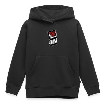 Tuning fügt dem Geldbeutel massiven Schaden zu! - Kinder Premium Organic Hoodie - Schwarz - Vorne - AI Model Kid Male (0cm)