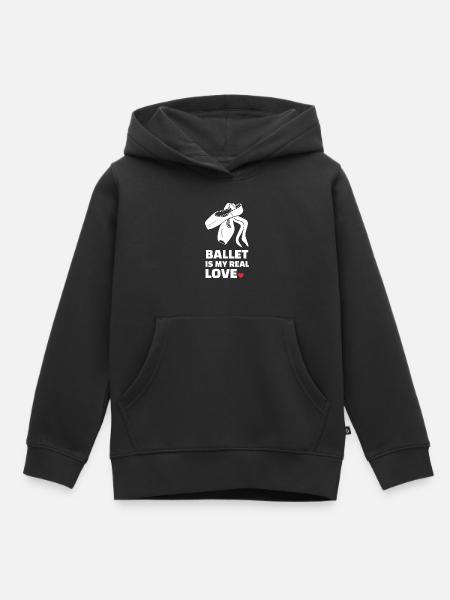 Ballett Liebe - Kinder Premium Organic Hoodie - Schwarz