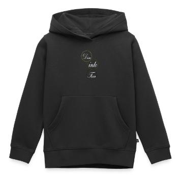inner courage happy bungee jumping community - Kinder Premium Organic Hoodie - Schwarz - Vorne - AI Model Kid Male (0cm)