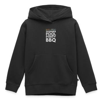 Pool Party - Kinder Premium Organic Hoodie - Schwarz - Vorne - AI Model Kid Male (0cm)