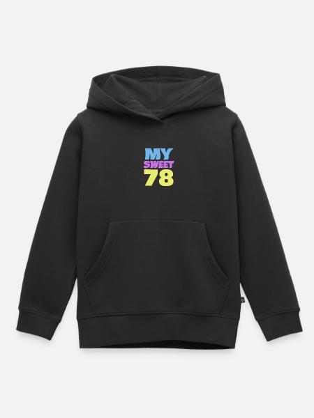 78 - Kinder Premium Organic Hoodie - Schwarz