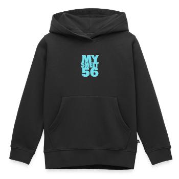 Sweet 56 - Kids Premium Organic Hoodie - black - Front - AI Model Kid Male (0cm)