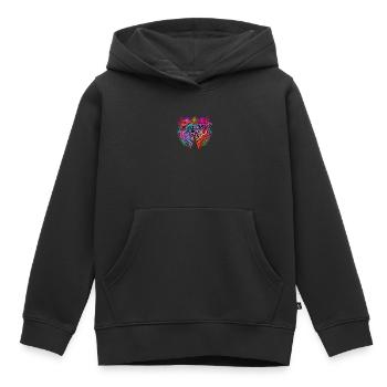 Krankenschwester Engelsflügel - Kinder Premium Organic Hoodie - Schwarz - Vorne - AI Model Kid Male (0cm)