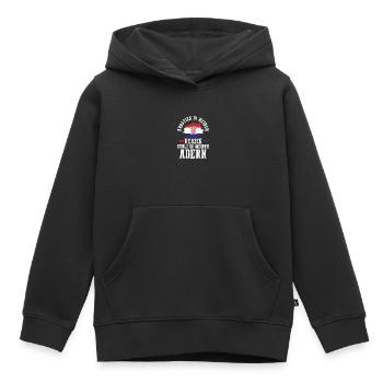 Croate Croate Croatie - Sweat Premium à capuche enfant bio - noir - Devant - AI Model Kid Male (0cm)