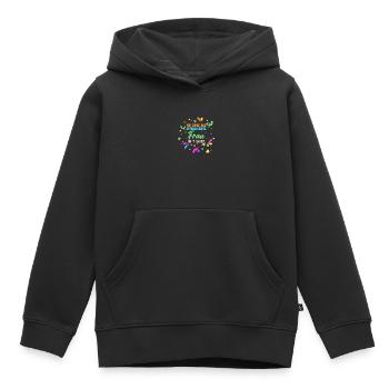 Costume de carnaval Carnaval - Sweat Premium à capuche enfant bio - noir - Devant - AI Model Kid Male (0cm)