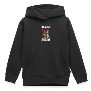 Grundschule geschafft, Schulkind, Geschenkidee - Kinder Premium Organic Hoodie - Schwarz - Vorne - AI Model Kid Male (0cm)