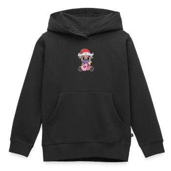 Ochse Baby Weihnachten - Kinder Premium Organic Hoodie - Schwarz - Vorne - AI Model Kid Male (0cm)