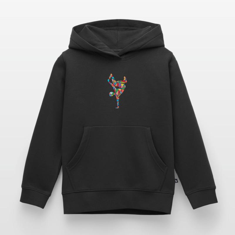 Breakdance Danse Breakdancer Breakdancer Garçons Sweat Premium à capuche enfant bio