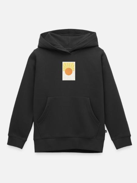 Sonne - Kinder Premium Organic Hoodie - Schwarz