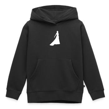 Wedding - Kids Premium Organic Hoodie - black - Front - AI Model Kid Male (0cm)