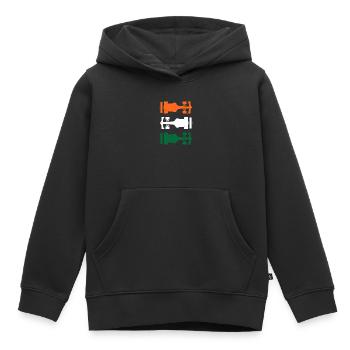 Formula India Formel Racing Indien - Sweat Premium à capuche enfant bio - noir - Devant - AI Model Kid Male (0cm)