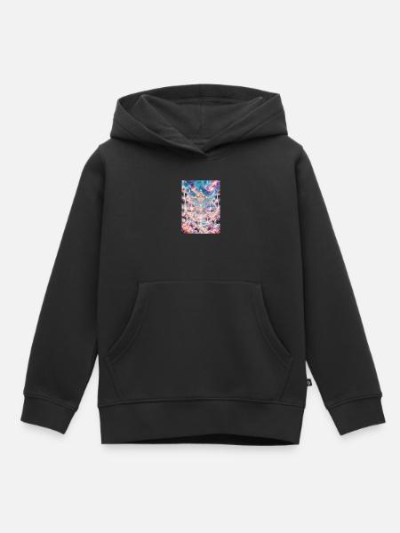 Himmelswaage im Sternenreich - Kinder Premium Organic Hoodie - Schwarz