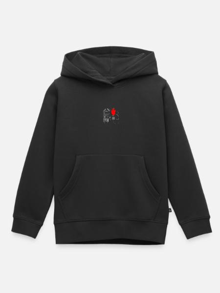 Computerchip, CPU Herz - Computer Geek - Kinder Premium Organic Hoodie - Schwarz