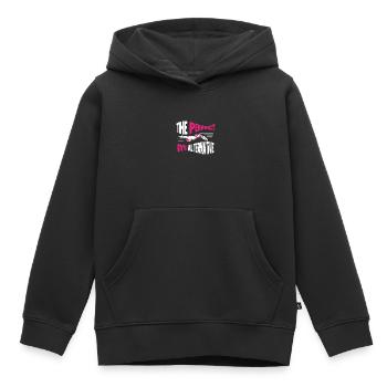 Nageurs Natation 50 mètres piste Brasse - Sweat Premium à capuche enfant bio - noir - Devant - AI Model Kid Male (0cm)
