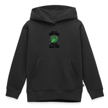 Garten Rentner Gärtnerei Geschenk - Kinder Premium Organic Hoodie - Schwarz - Vorne - AI Model Kid Male (0cm)