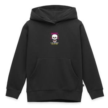 DJ Discjockey Diskjockey Auflegen Club - Kinder Premium Organic Hoodie - Schwarz - Vorne - AI Model Kid Male (0cm)