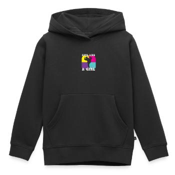 Kampfsport Selbstverteidigung Kampfkunst - Kinder Premium Organic Hoodie - Schwarz - Vorne - AI Model Kid Male (0cm)