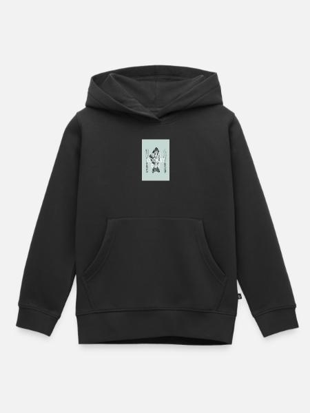 was cookst du? - Kinder Premium Organic Hoodie - Schwarz